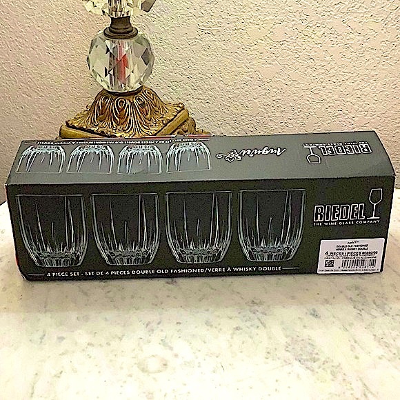 RIEDEL ANGURI DOUBLE OLD FASHIONED WHISKY CRYSTAL SET OF 4 GERMANY NEW 12 oz - Picture 10 of 10